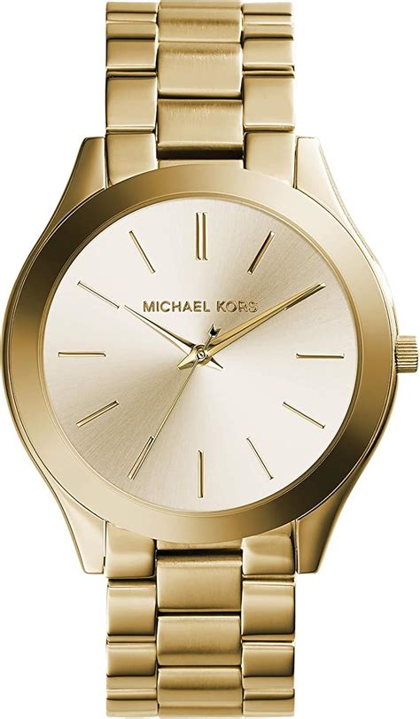 michael kors women's slimline dial watch|Michael Kors slim runway.